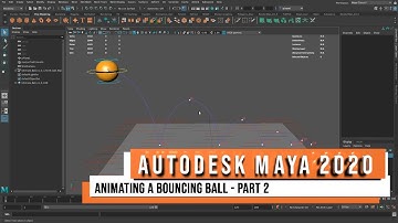 Autodesk Maya 2020 - Animating a Bouncing Ball Part 2