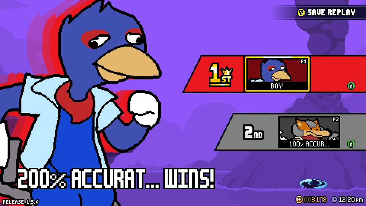 200% Accurate Melee Falco vs Melee Fox | Rivals of Aether Workshop Character Demonstration