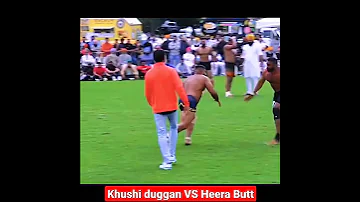 khushi Duggan VS Heera Butt #heerabuttinternationalkabaddiplayer #khushiduggan