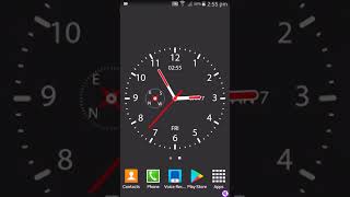How to install Clock Live Wallpaper in Mobile Phone screenshot 5
