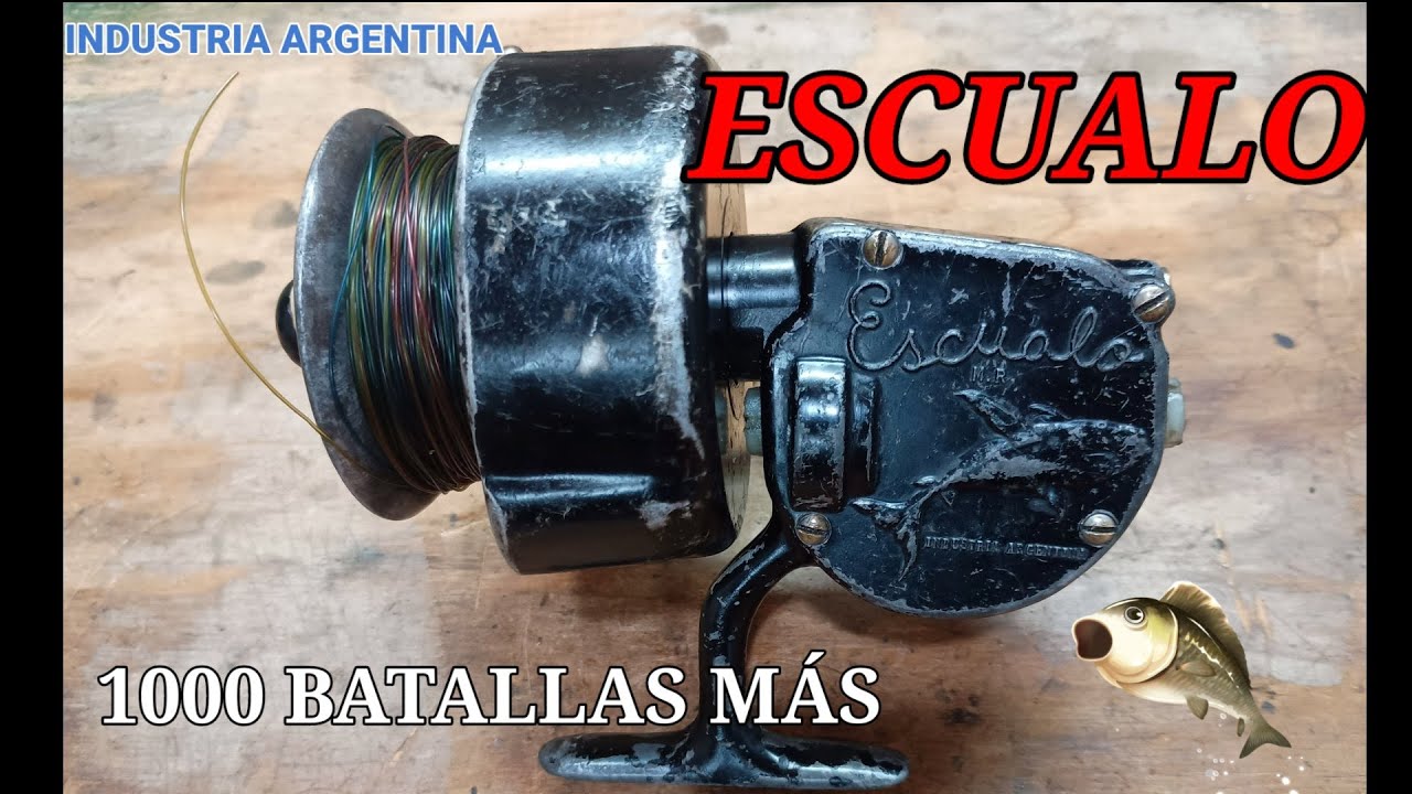 como DESARMAR, REPARAR y MANTENIMIENTO DE un REEL ESCUALo linea 6000 con sinFÍN. un clásico NACIONAL