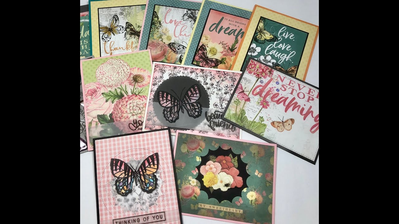 Simon Says Stamp June 2020 Card Kit - Beautiful Butterflies - YouTube