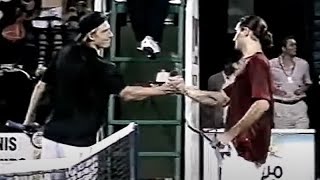 Roger Federer vs Maximilian Abel 2003 Dubai R2 Highlights