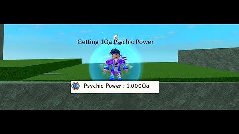 GETTING 1QA PSYCHIC POWER|Super Power Training Simulator|Roblox