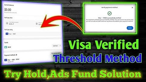 Brand New Facebook Threshold Updated Method 2025 | No Temporary hold Problem | No Card Add Problem