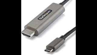 StarTech.com 5m USB-C to HDMI Cable Review - Pros & Cons - USB C to HDMI cable