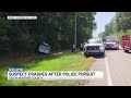 Police chase ends in rollover on I-20; suspect hospitalized, truck linked to missing person