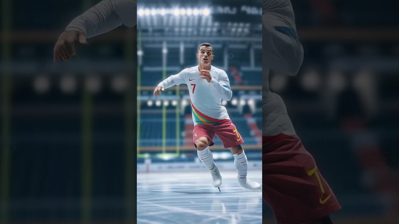 CR7 Ice Skating?! Unreal 😳