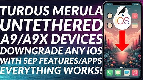 Turdus Merula Linux Untethered iOS Downgrade Any Version | A9/A9X | No Jailbreak | Full Guide