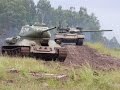 T-34 vs T-55 (Bahna 2015 - Czech Army Day)