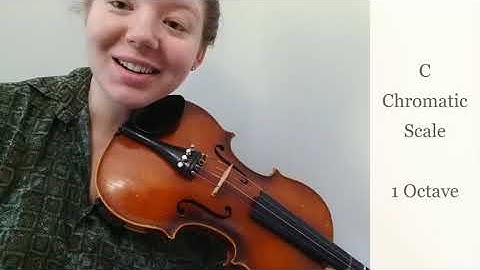 Violin | C Chromatic Scale - 1 Octave