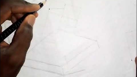 Making of Isometric object by Freehand Sketching 4