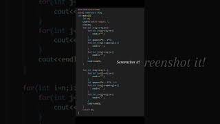 Learn how to code Butterfly Pattern in C++ #shorts #youtubeshorts #programming #study