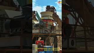 Multi-Cylinder Hydraulic Cone Crusher | Real Site Operation#MiningEquipment #QuarryEquipment