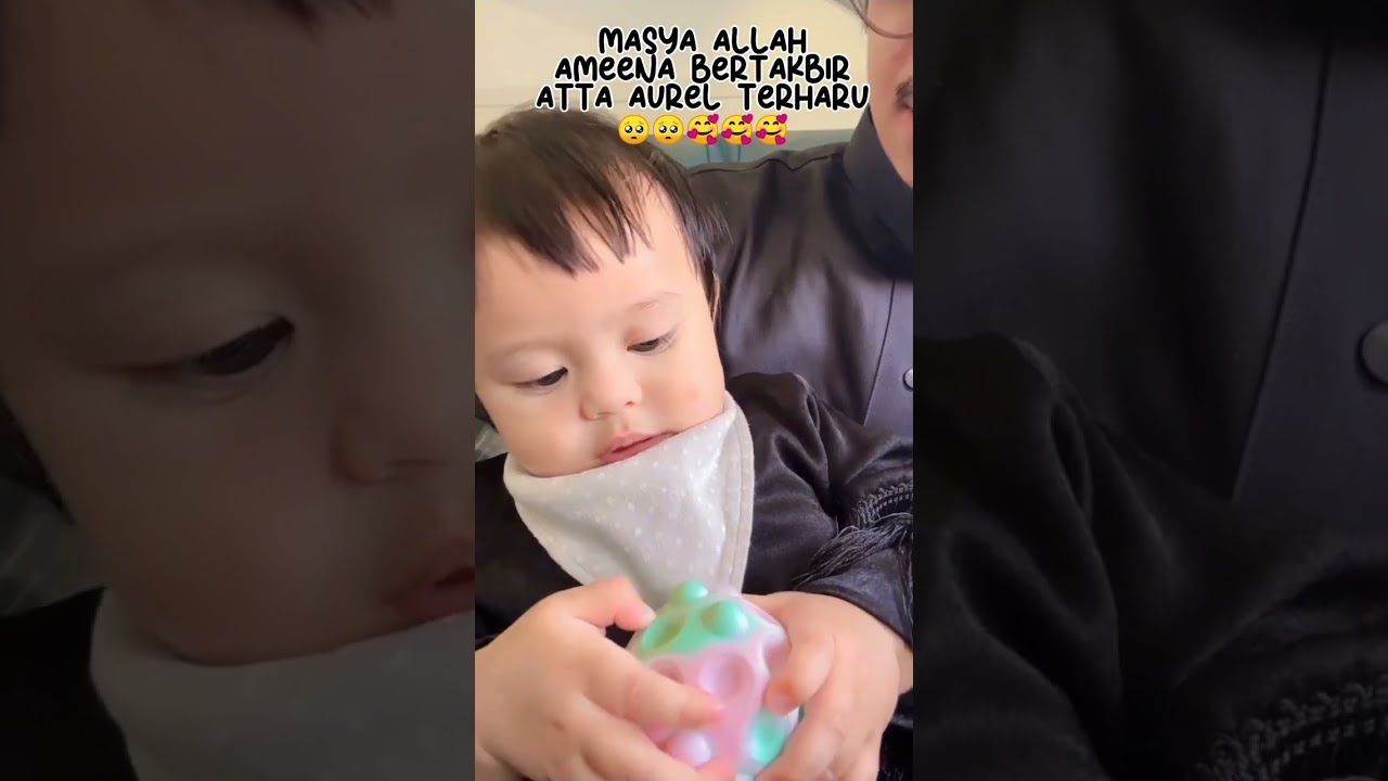 MASya Allah ameena latihan takbir #ameena #ramadhan #pray #allah #allahuakbar #playandlearn #talk