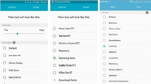 How TO Change Text Style On Samsung J2