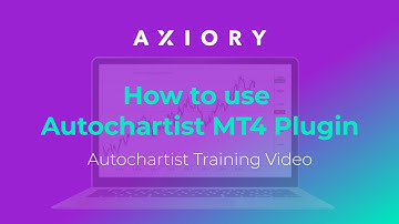 How to use the Autochartist MT4 Plugin: Axiory Autochartist Training Videos