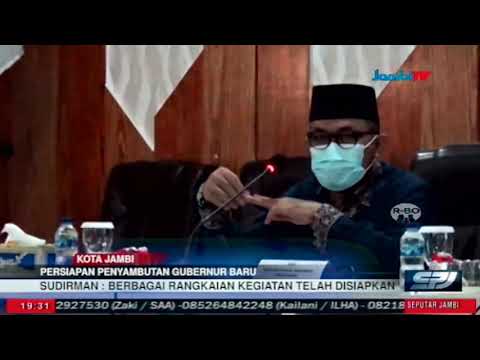SEKDA PROVINSI JAMBI  PIMPIN RAPAT PERSIAPAN PENYAMBUTAN GUBERNUR TERPILIH