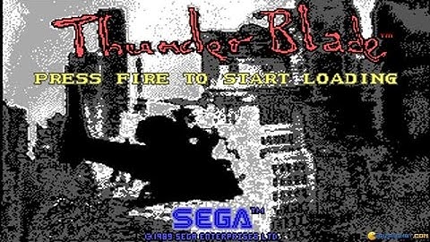 Thunder Blade gameplay (PC Game, 1989)