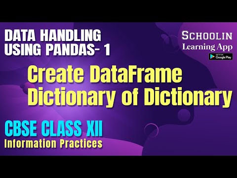 Creating dataframe using