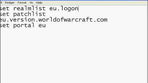how to change realmlist on patch 3.1.3 (WoW)