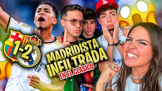 MADRIDISTA INFILTRADA REACCIONA A EL CLÁSICO | REMONTADA 1/2 Y OCURRE ESTO...en el PALCO VIP🤬🤯🤛🏼