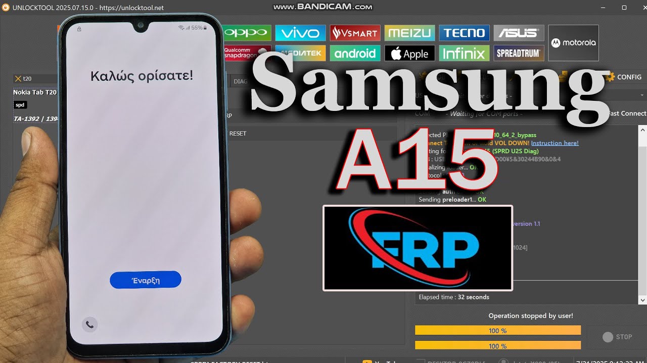 Samsung Galaxy A15 Frp Bypass Unlock tool Via Test Point