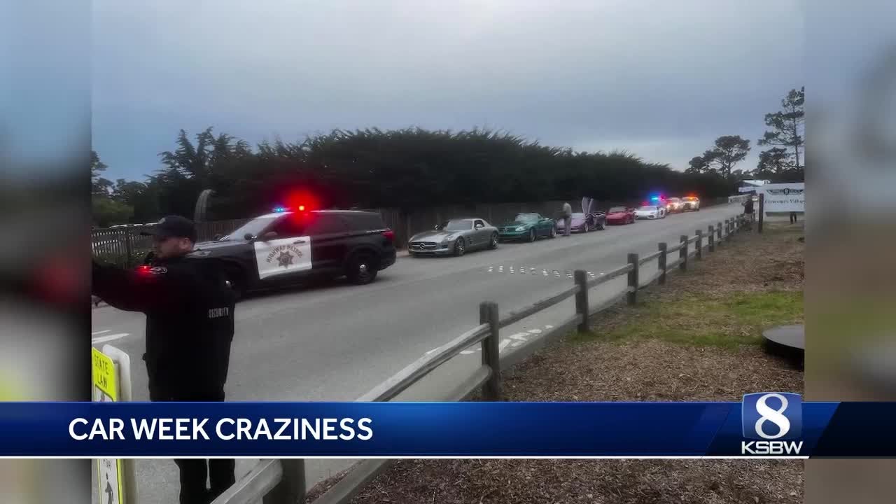 Traffic and construction challenges during Monterey Car Week