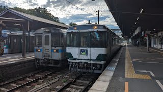 四国バースデーきっぷ旅♪最終日のスタートはキハ185系特急剣山で徳島線をゆく・・・#travel #train #railway #特急剣山　#徳島線