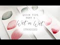 Watercolour Tips Part 6: Wet On Wet Struggles