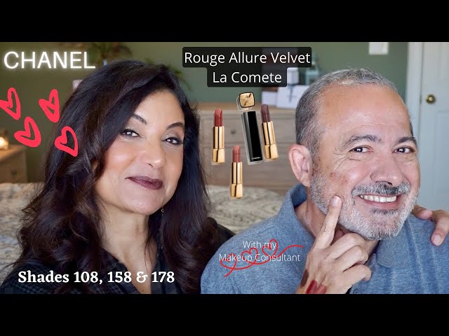 Chanel Rouge Allure Velvet La Comete with my Makeup Consultant 