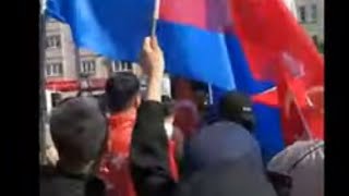 Bağcılarda Öcalan'a Özgürlük mitingine Türk gençlerinden protesto! İSTANBUL / Cem KILIÇ bildiriyor