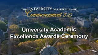 2023 University Academic Excellence Awards