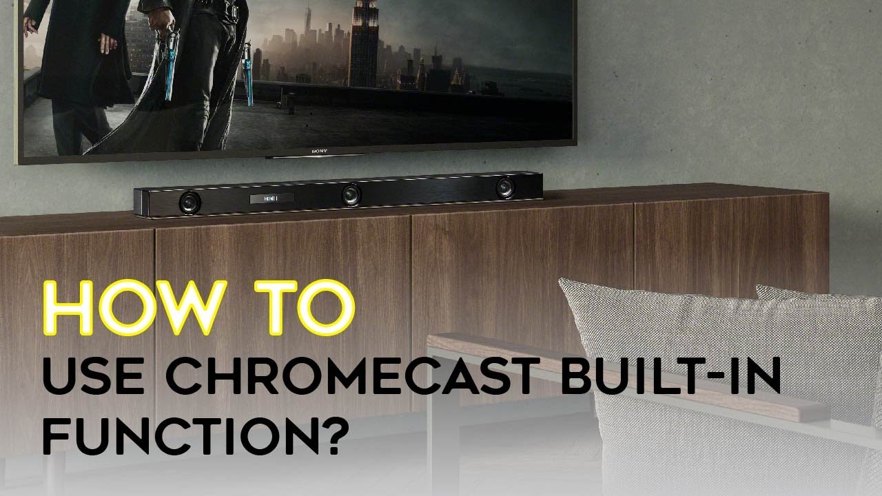 to use Chromecast built in function in HT-Z9F? |Sony -