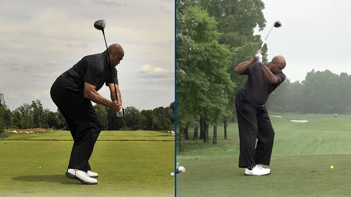 Who's laughing now? Charles Barkley's NEW golf swi...