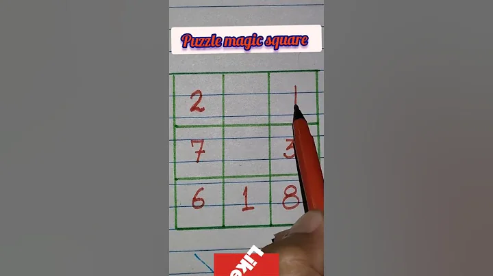 #Puzzle magic square 9