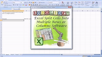 How To Use Excel Split Cells Into Multiple Rows or Columns Software