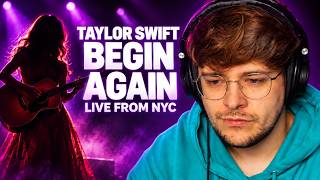 Discovering Taylor Swift - Begin Again (Live from New York City) - First Time Reaction