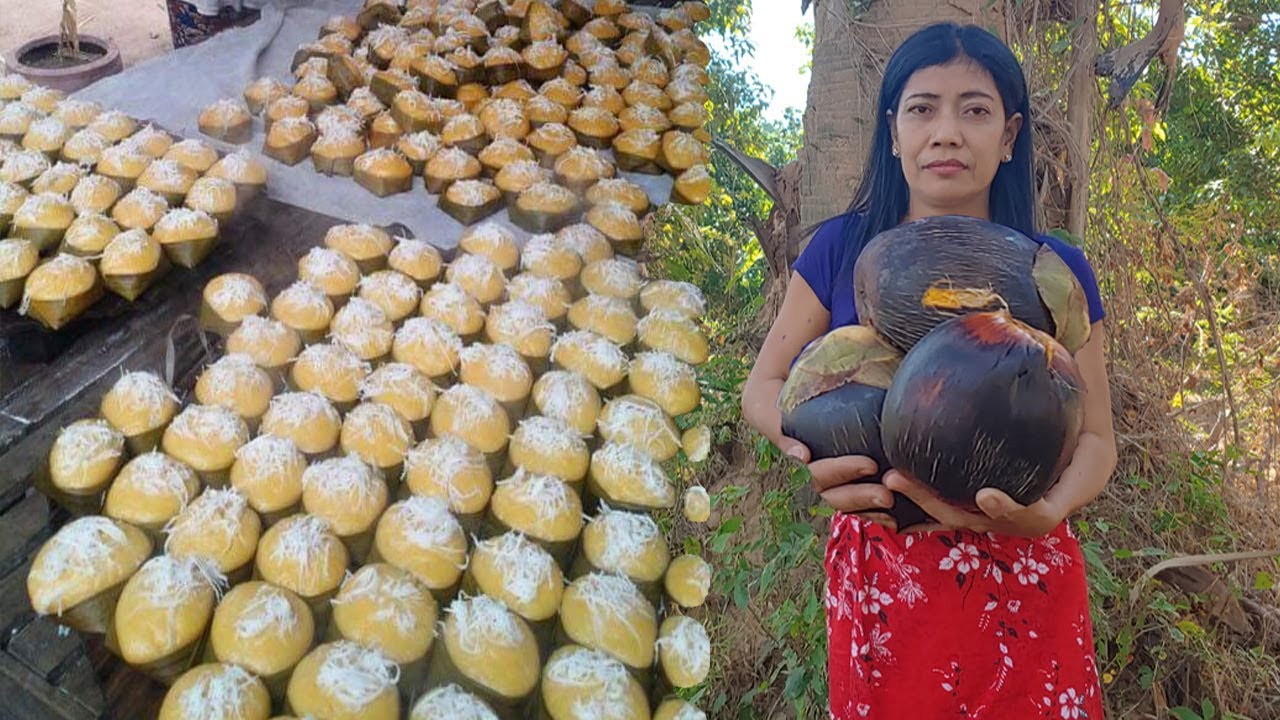 Cake Make of Palm Fruit / Regional Classic Cake / Delicious Make Cake