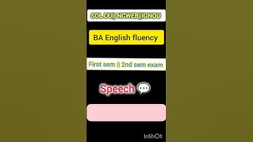 1English Fluency-1 Important Questions BA / BCOM 2nd Semester SOL Regular Ncweb English Fluency-1