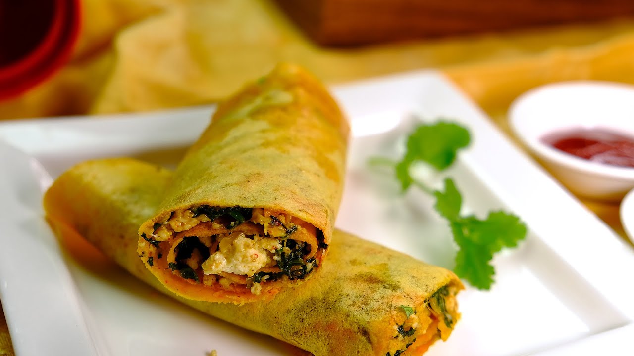 Crispy Besan Chila/subha ka healthy nashta/Protein Rich Vegetarian