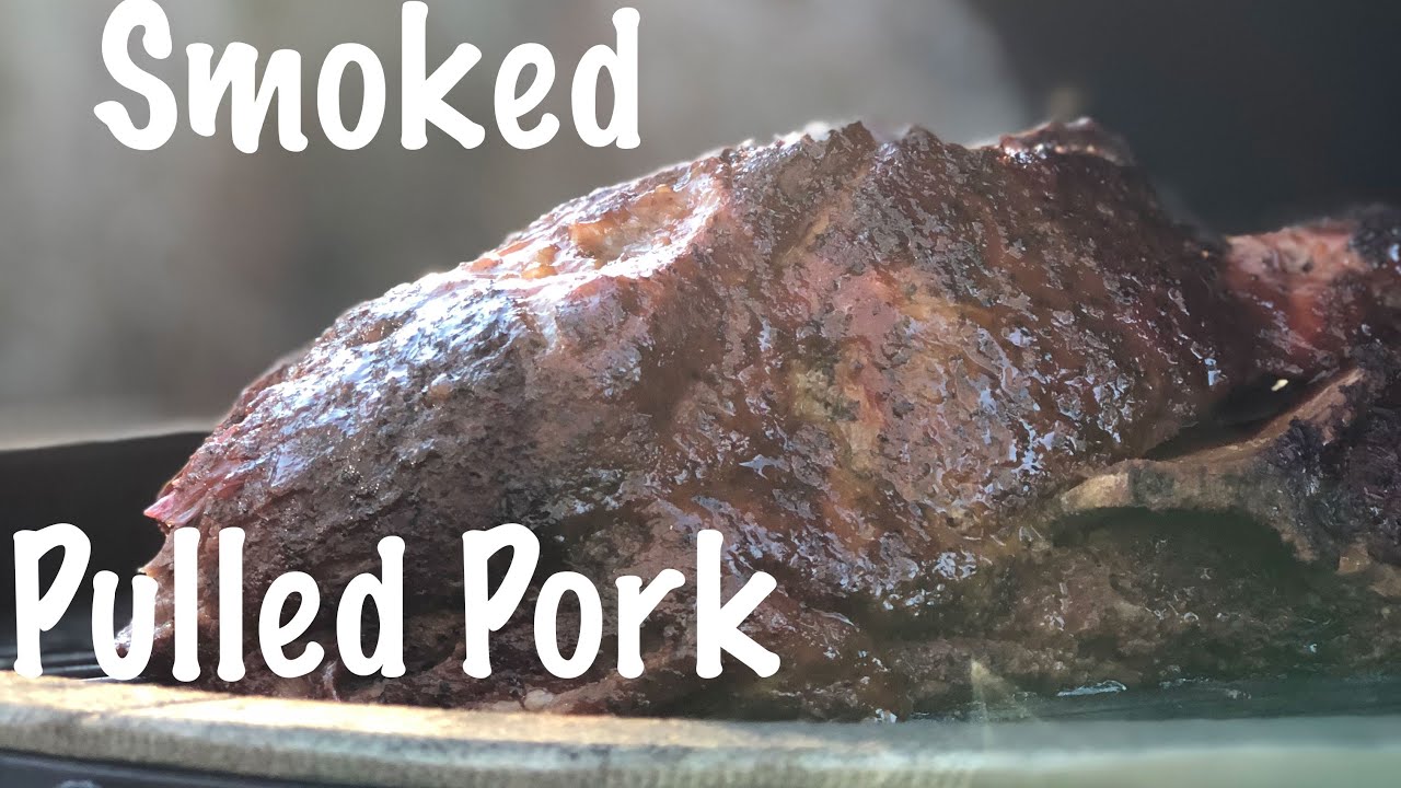 Juicy Smoked Pulled Pork on the Big Green Egg – Erica's Recipes