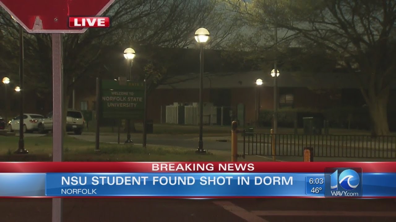 Student Found Shot Inside Norfolk State Dorm Youtube