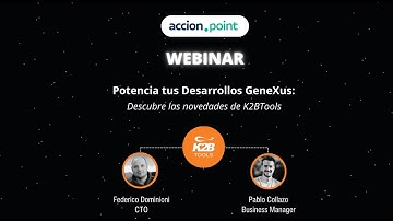 Accion Point con K2BTools: Potencia tus desarrollos GeneXus