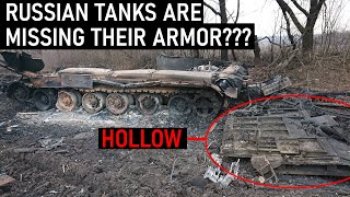 Russian Tanks are Missing Their Armor?