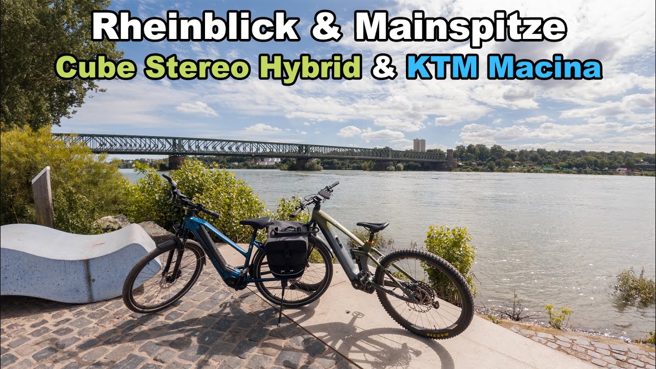 Spontan an den Rhein | Cube Stereo Hybrid & KTM Macina