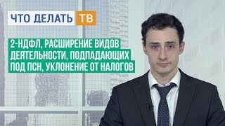 2-НДФЛ, расширение видов деятельности, подпадающих под ПСН, уклонение от налогов 2-НДФЛ, расширение видов деятельности, подпадающих под ПСН, уклонение от налогов