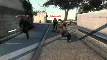 Call of Duty Black ops 2 Throwing knife across the map!