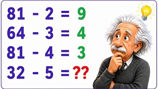 99% FAIL This Math Puzzle! Can You Solve It 🤯 | Only Geniuses Find the Pattern