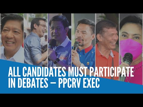 All candidates must participate in debates — PPCRV exec